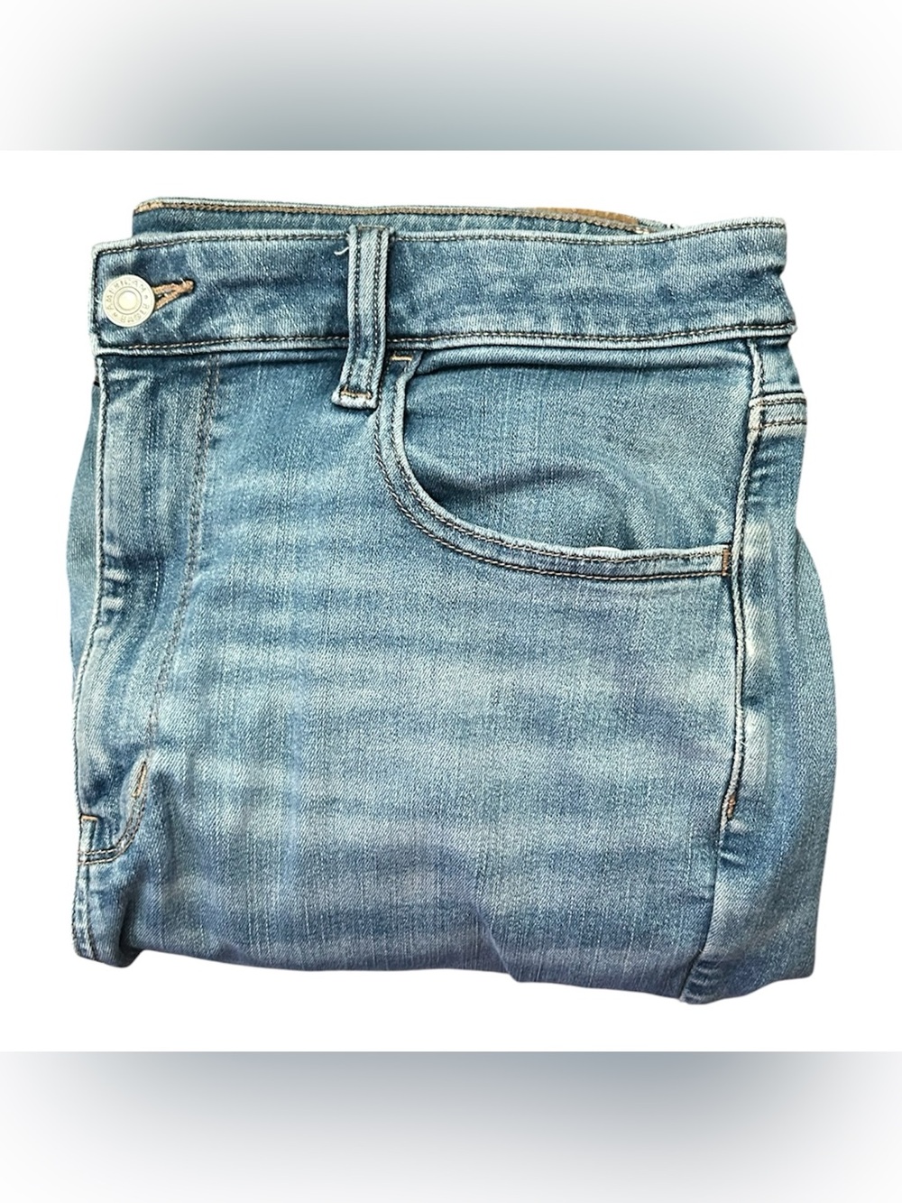 American Eagle Outfitters High-Rise Light Blue Stretch Jeans